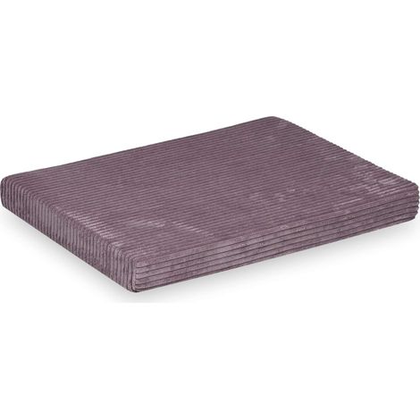 Tapis de jeu en mousse lavande velours côtelé (1/5)