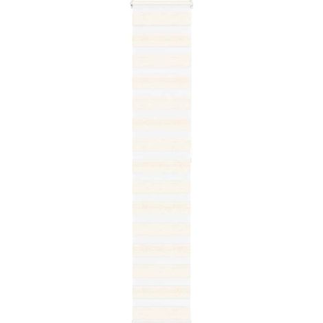Doppelrollo Marmorbeige 50x200 cm Stoffbreite 45,9 cm Polyester