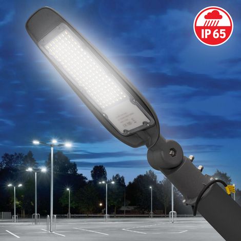 UNIVERSO LP-100F PROIETTORE FARO ARMATURA STRADALE LED 100W CON SNODO INCORPORATO DA ESTERNO IP65 LUCE BIANCO FREDDO 6500K (1/5)