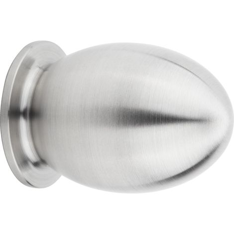 10er Pack - Möbelknopf HAMILTON Ø 20 mm Edelstahl gebürstet Schrankknopf Möbelknauf Vitrinenknopf Griff (1/3)