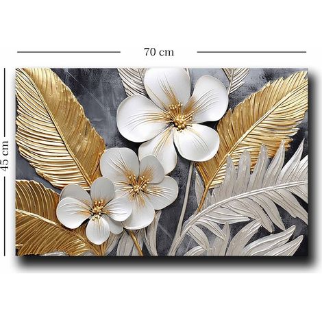 Decorazione artistica da parete con stampa su tela Painting Multicolore (1/4)
