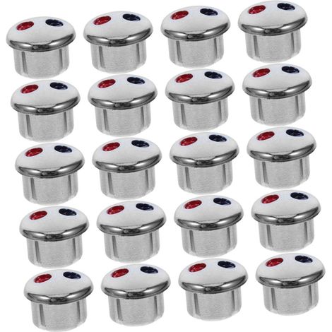 20 pièces Cache Tête Robinet Rouge Bleu Boutons (1/5)
