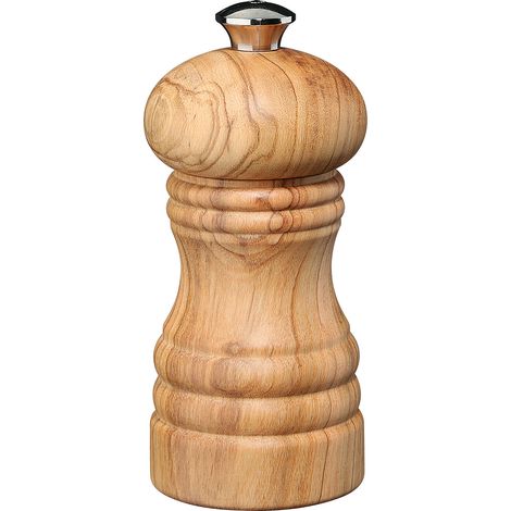 Zassenhaus Salzmühle, Durchmesser 5,5 x 12 cm, Olivenholz