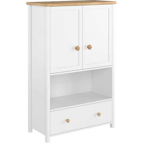 Commode Romelbo 111 , Tiroirs et portes, Nombre de tiroirs: 1, 132x85x42cm