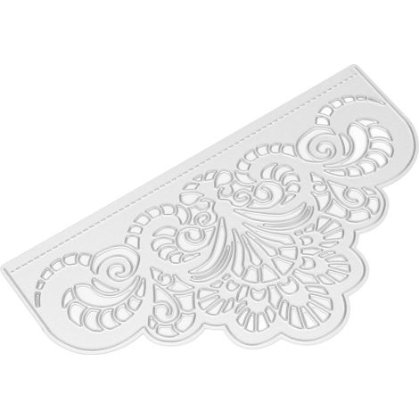 Matrices de découpe en forme de dentelle, en acier au carbone, pochoirs creux pour la création de cartes et le scrapbooking. (1/5)