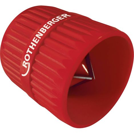 Rothenberger – Ebavureur intérieur et extérieur pour tubes en cuivre et plastique – Plage de travail 4-36 mm – Lames affûtées pour coupe nette