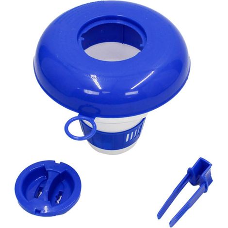 5" Floating Chlorine Dispenser Chlorine Tablets Dispenser Adjustable Float for Indoor and Outdoor Swimming Pools, Spas