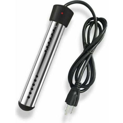 LaBlanc - Chauffe-eau électrique 2500W avec tension par immersion, chauffe-eau de piscine, chauffe-eau portable, adapté pour étangs, seaux noir (1/5)