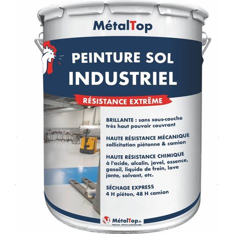 Peinture Sol Industriel - Pot 1 L    - 3012 - Rouge beige - Metaltop (1/5)
