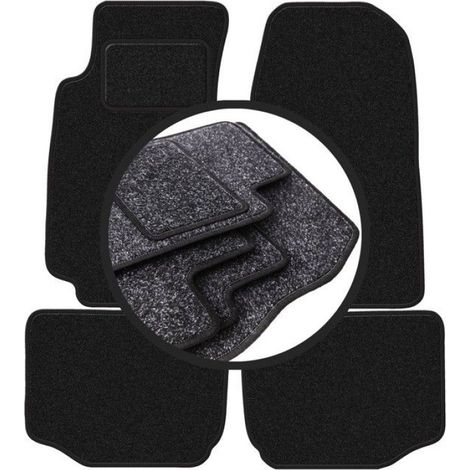 Tapis De Voiture - Polypropylène - Pour Ford Granada Berline 1972-1985 - Anthracite - Lot Complet (1/5)