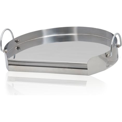 BBQ-Toro placa de parrilla de acero inoxidable Ø 55 cm ideal para 57er parrilla hervidor plancha para parrilla de carbón (1/5)