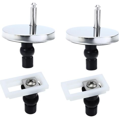 Boulons de Fixation pour Abattant Wc en Métal et Caoutchouc (1/5)