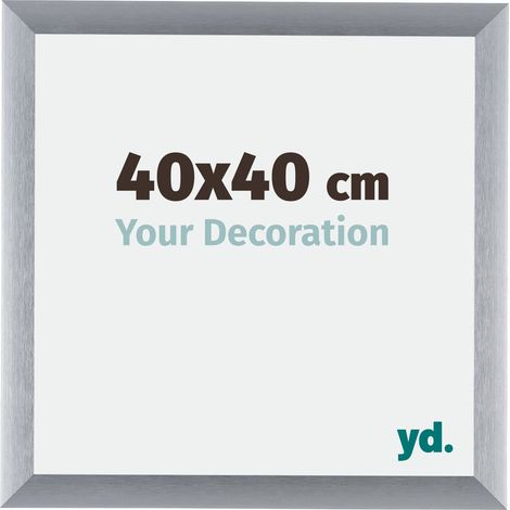 yd. - Cadre photo 40x40 - Argent Brosse - Aluminium - Tucson (1/5)