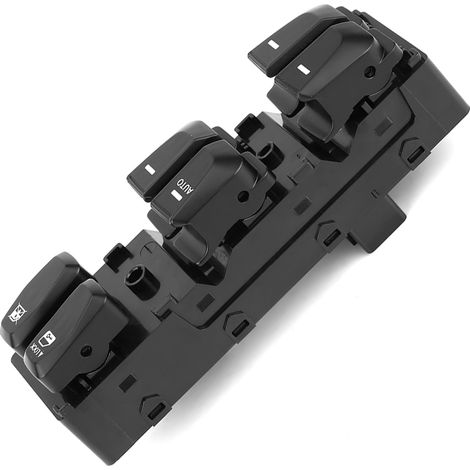 Elektrischer Fensterheberschalter links (Fahrerseite) für Hyundai IX35 - Schwarz, ABS - OE 93570-2Z000 (1/5)