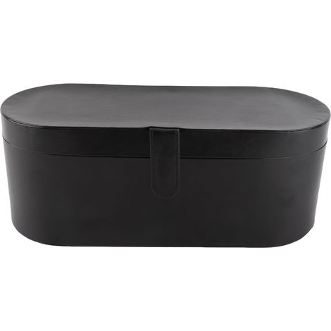 Sac de rangement pour outils de coiffure, résistant aux éclaboussures et aux rayures, en cuir PU, pour sèche-cheveux portable (1/5)