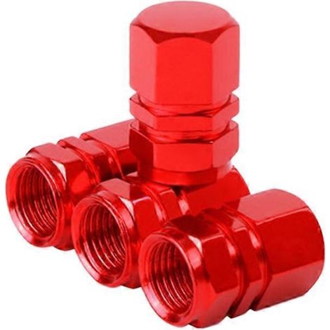 Bouchons de valve universels pour pneus de voiture, moto et vélo - Joint étanche à l'air (1/5)