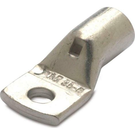 Capicorda ad occhiello tubolare non isolato, forata M6, per conduttori da 10mm² (1/2)