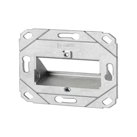 Metz Connect Keystone Anschlussdose UP0 3 Port unbestückt 130B20D31200KE (1/2)