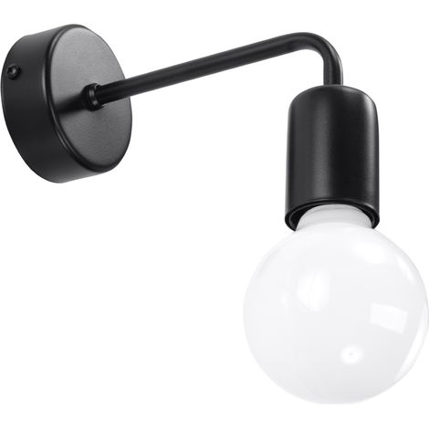ORALIA Wandleuchte 1 E27 Schwarz LUMILO 03.127.06 (1/5)