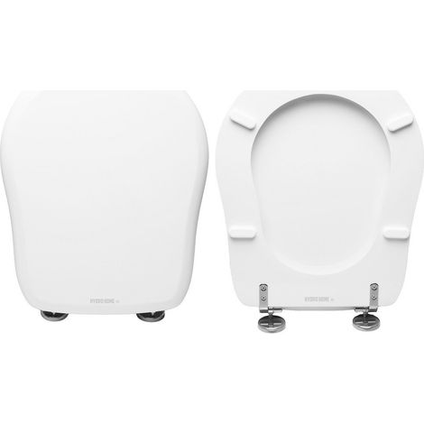 Copriwater Contea Axa legno rivestito in resina poliestere bianco (1/4)