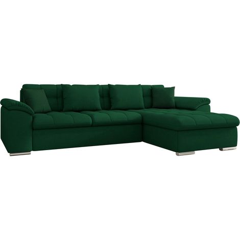 Sofá rinconero Comfivo Mica, Derecha, Función de descanso, Almacenaje, 280x160x76cm, 0