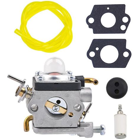 Kit Carburateur Taille-Haie Husqvarna 122HD45, 122HD60 – Avec Outil Réglage, Tuyau, Poire (1/5)