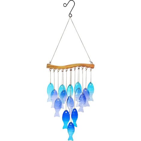 Carillons éoliens en verre, artisanat manuel durable, (petit modèle) (1/5)