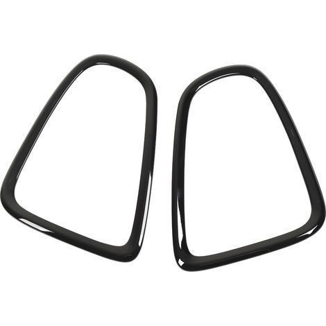 Zierringe für die linken und rechten Rückleuchten, glänzend schwarz, elegant und modern, Teilenummer 51132752243 für R56 R57 R58 R59 (1/5)