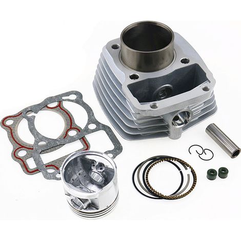Convient aux motos CG125/Zhujiang 125/ZJ125/Qianjiang 125, segment de piston, chemise de cylindre en acier. (1/5)