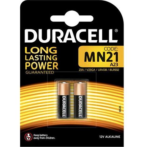 Batteria Duracell Bipack 2 Batterie Alkalina Mn21 A23 K23a Lrv08 12v Alcalina