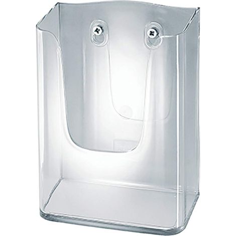 SIGEL LH117 Porta-depliant da parete, in acrilico, con 1 tasca per DL e A6, 1 pz (1/2)