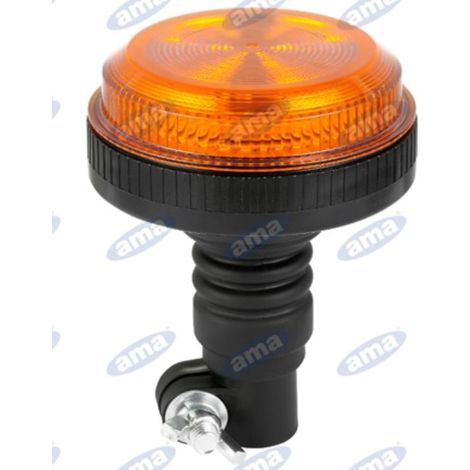 Balise Led base flexible h 144mm L 111mm machine agricole automotrice 12-30V (1/2)