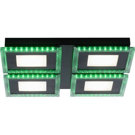 Deckenleuchte Deckenlampe Wohnzimmerlampe dimmbar Fernbedienung RGB LED L 44 cm (1/5)