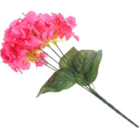 Artificial Pink Hydrangea Flower, Silk Stem, Realistic, Romantic Wedding (1/5)