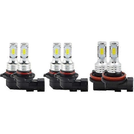 6 ampoules de phares à diodes électroluminescentes (DEL) pour Toyota Corolla RAV4 H11 9006 9005 HID (1/5)