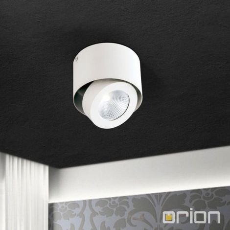 [NEUWERTIG] B-Ware Orion Schwenkbarer LED-Aufbauspot Deckenlampe Deckenlampe Meno Weiß dimmbar (1/2)