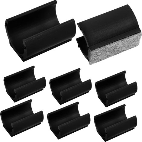 Embouts de pieds de chaise rectangulaires, lot de 8 (1/5)