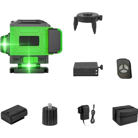 Niveau Laser, 16 Lignes, Fonction d'Auto-Nivellement, 8 Lignes-Sac en tissu (1/2)
