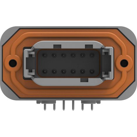 Boîtier pour contacts mâles série DTM TE Connectivity DTM13-12PA Nbr total de pôles 12 1 pc(s) (1/5)