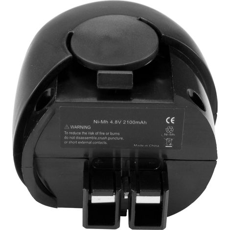 Trade-Shop Ni-MH Akku, 4,8V / 2100mAh für Würth Master 0700950013 0700851 0700 950 01, Metabo Powermaxx Basic 6.00059.51 POWER-GRIP MAXX 4.8V
