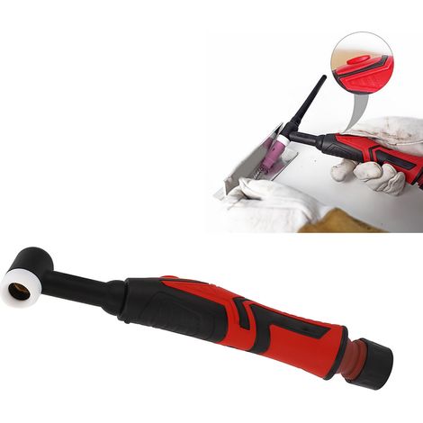 Torche de soudage WP-17 avec accessoires : torche de soudage TIG refroidie par air, torche de soudage TIG avec vanne, torche refroidie par air, torche pour machine de soudage TIG. (1/5)