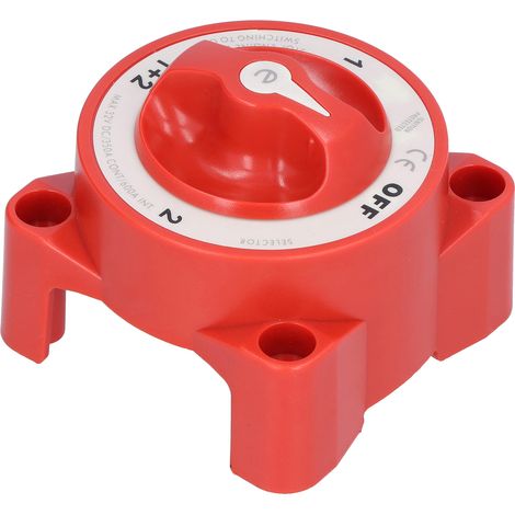 Interrupteur étanche 4 positions 32V 350A IP66 pour véhicules de loisirs, bornes 3/8-16 (1/5)