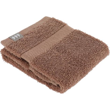 Serviette invite 30x50 cm 100% coton - cappuccino - Tendance (1/2)