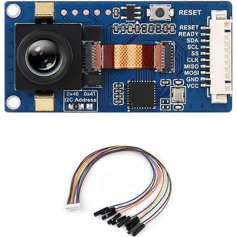 Capteur d'imagerie thermique infrarouge lointain Waveshare pour Raspberry Pi avec interface SPI/I2C, 25 images/seconde, connecteur MX1.25 10 broches intégré, angle de vision de 44°. (1/5)
