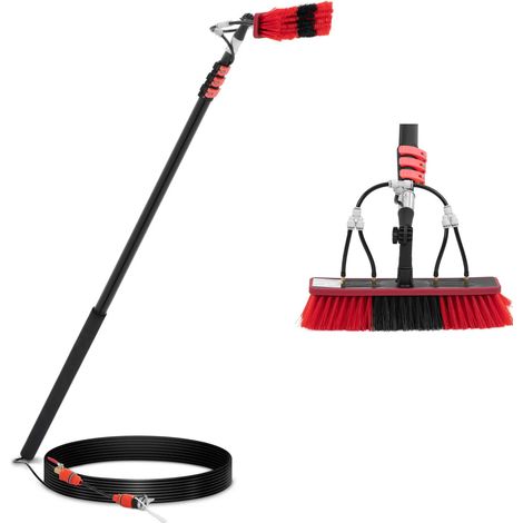 Lave vitre télescopique 165 à 540 cm avec brosse 35 cm - Brosse lavage télescopique (1/5)