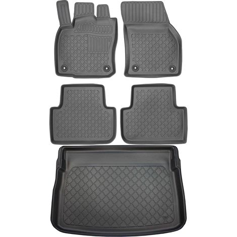 Set di tappetini per auto e tappetino per bagagliaio per Volkswagen Golf Sportsvan Minivan dal 05.2014 (1/5)