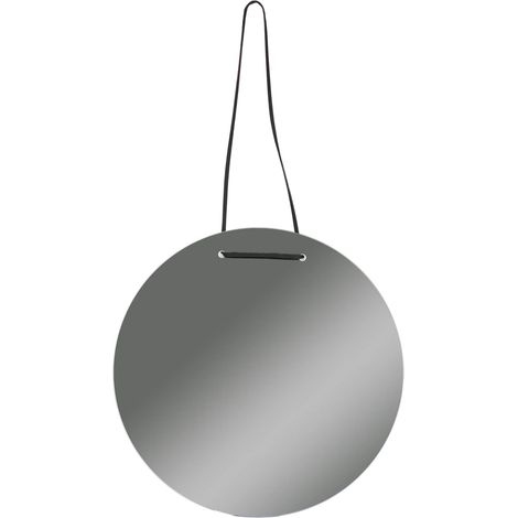 Specchio rotondo da appendere con cinghia 30 cm BD art