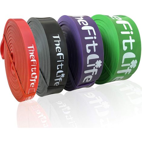Elastic Fitness Bands - Exercise Bands Long Loop Bands for Body Stretching, Powerlifting, Fitness Training (1/5)