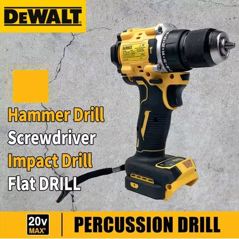 DEWALT DCD805 Perceuse à percussion 18V XR Brushless, couple 90Nm, kit batterie et chargeur, installation électrique et perçage faux plafond (1/5)