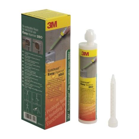 Résine d'enrobage flexible et composés d'encapsulation Ambre, Transparent 250 ml Scotchcast 8882 ( Prix pour 1 )